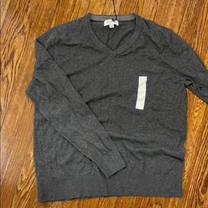 Large Good fellow grey v neck sweater